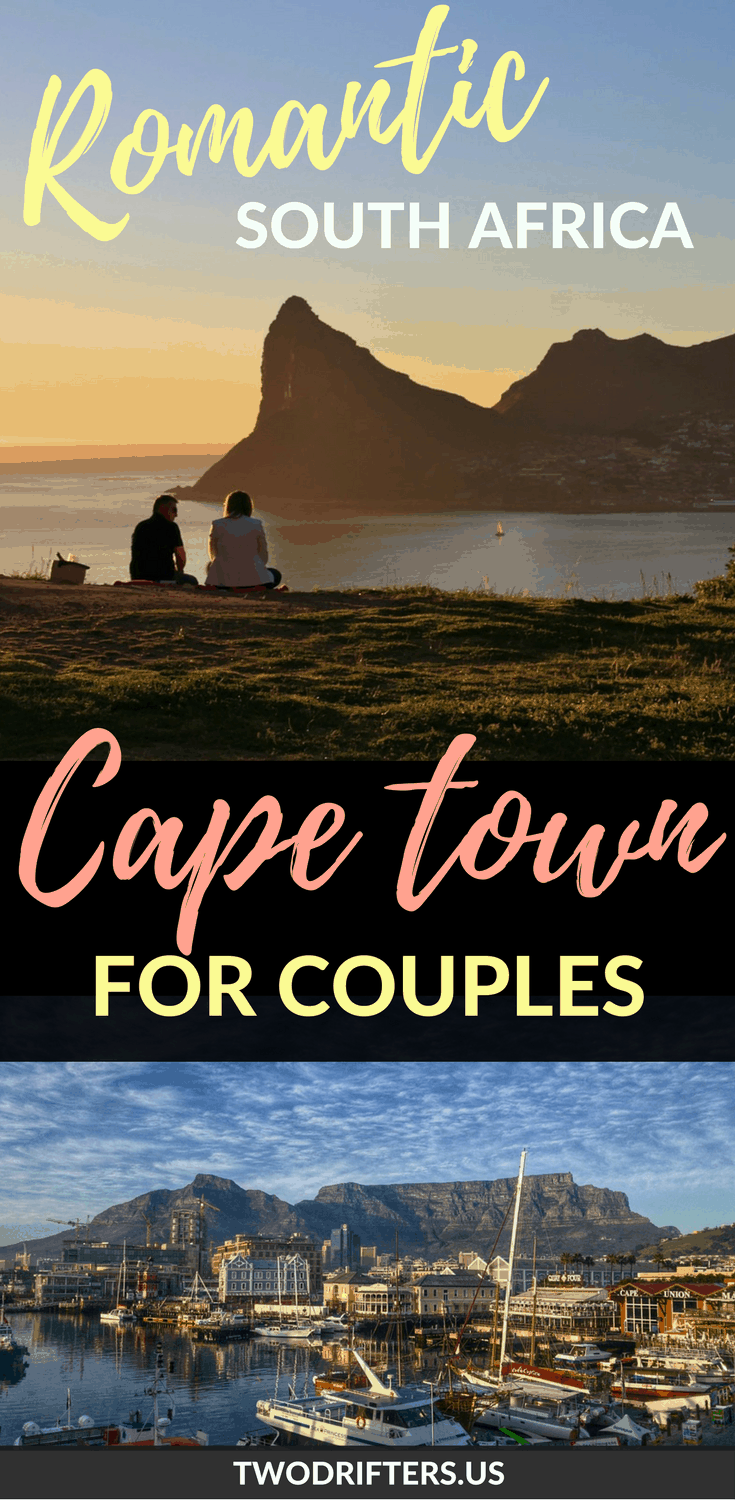 Pinterest social share image that says, "Cape Town for Couples."