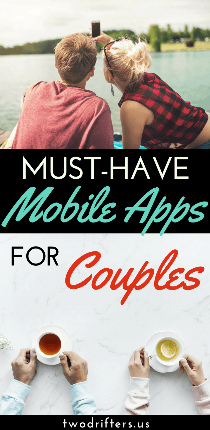 Pinterest social share image that says, "Must-Have Mobile Apps for Couples."
