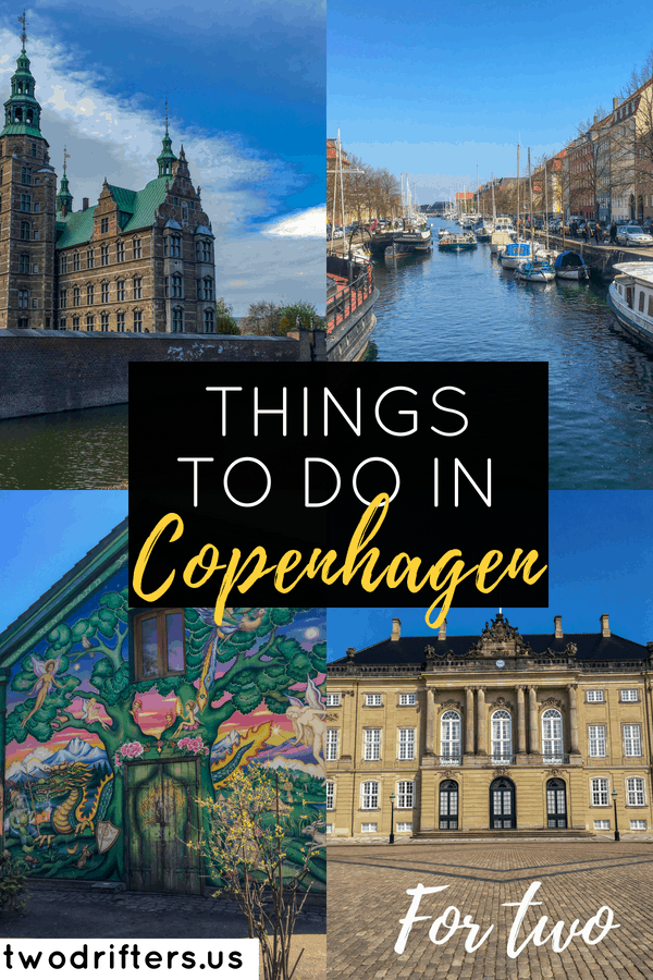 Pinterest social share image that says "Things to do in Copenhagen."
