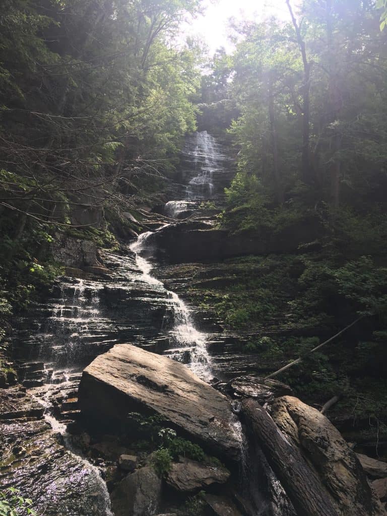 manchester vt things to do - lye brook falls