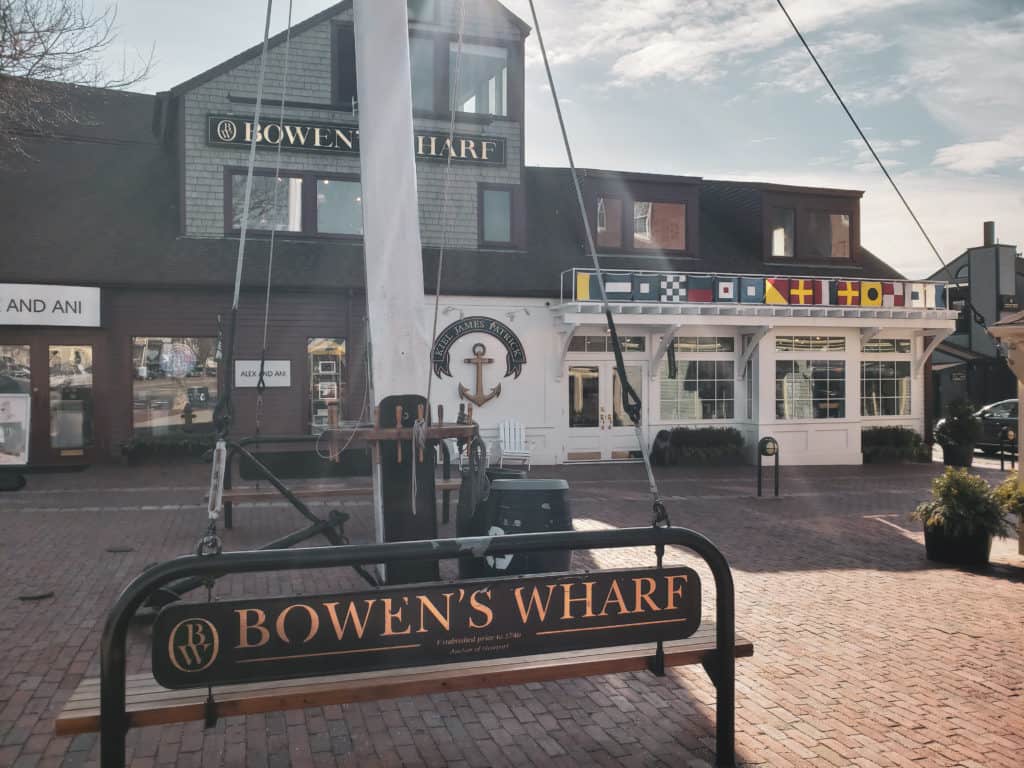 A building that says Bowen\'s Wharf.