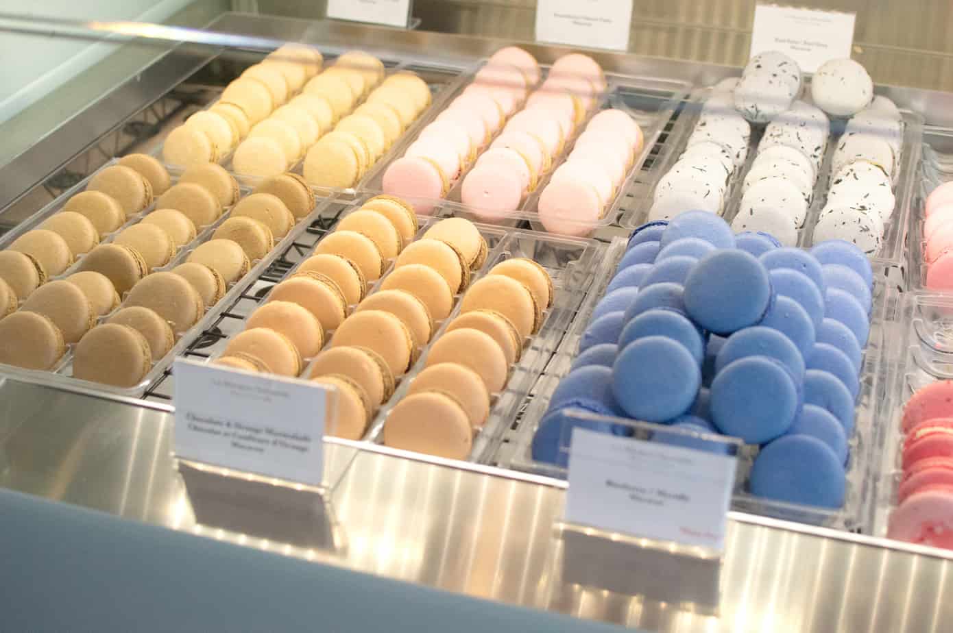 Cookies in a bakery case in Portsmouth New Hampshire