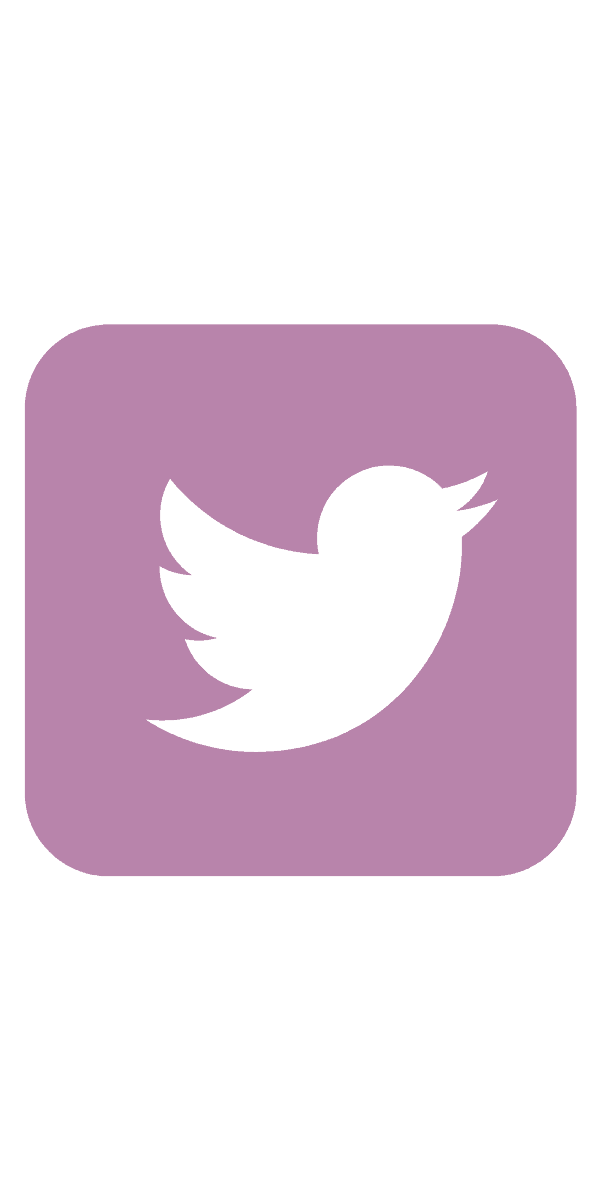 Purple Twitter icon.