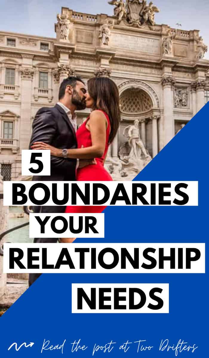Pinterest social image that says “5 boundaries your relationship needs."
