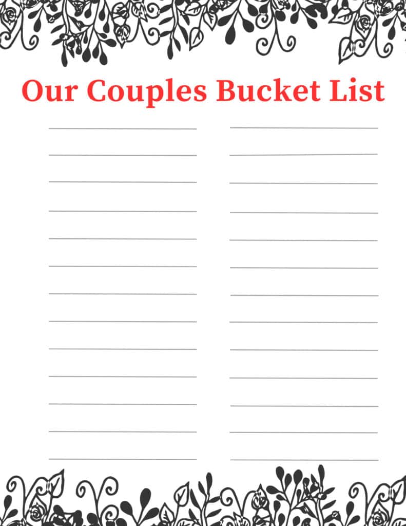 101 things to do in couple: Bucket list book for couples | 101 ideas for  things to do as a couple + a part to fill in from your adventures !